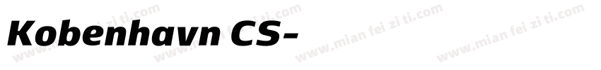 Kobenhavn CS字体转换